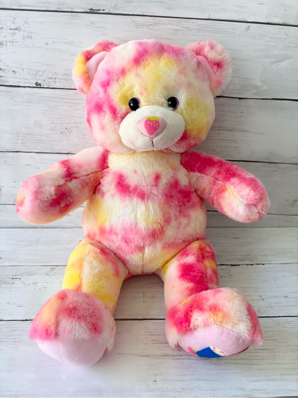 Collectible Build A Bear Workshop Multi-Colored Stuffed Bear Animal
